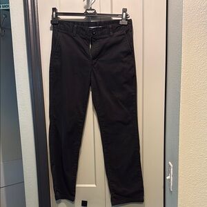 Boys Izod Black Pants 12 Husky